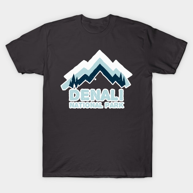 Denali National Park Stickers T-Shirt by roamfree